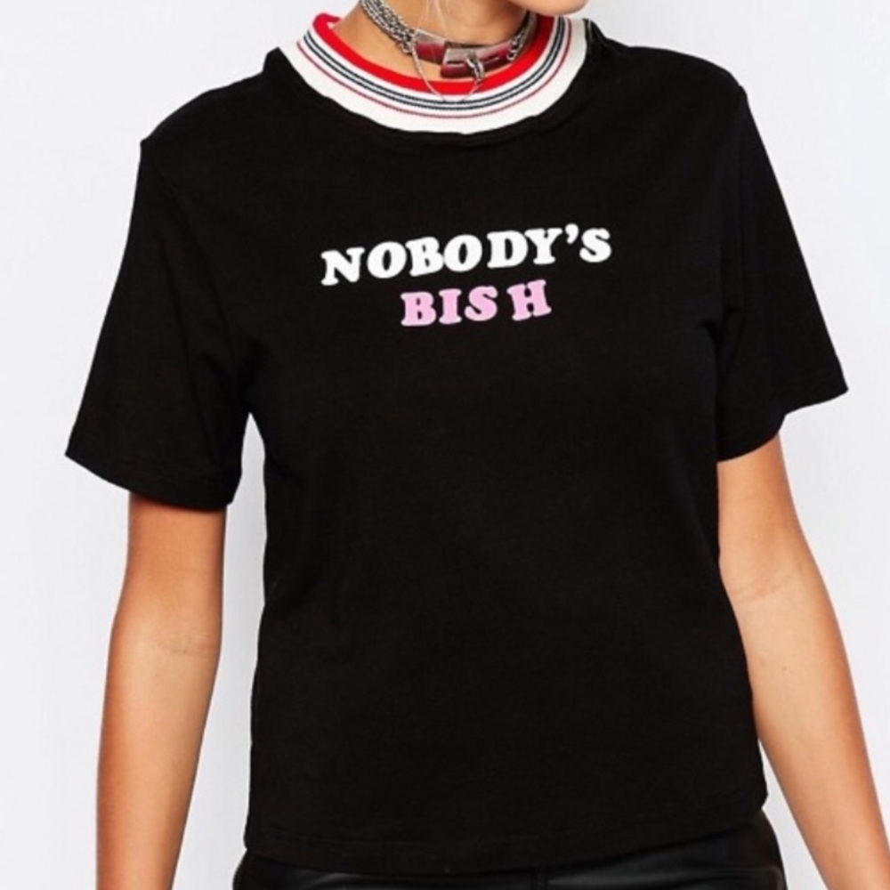 UNIF nobody’s bish retro tee - Picture 4 of 6